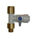 Raccord T F3/8'' x M3/8'' x PF3/8'' - Code: T38