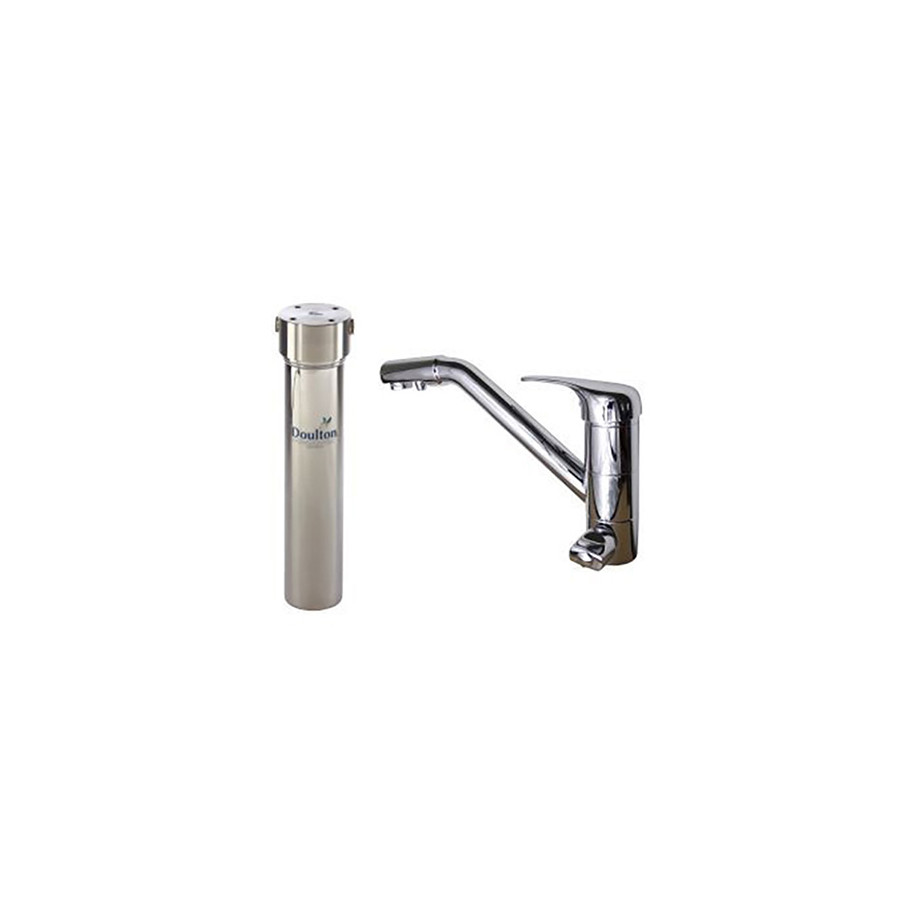 Purificateur d'eau Doulton HIS BIOTECT 3040BIO + Robinet mitigeur 3 voies classique brillant - 3040BIOR3VBB