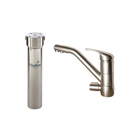 Purificateur d'eau Doulton HIS BIOTECT 3040BIO + Robinet mitigeur 3 voies classique brossé - 3040BIOR3VBS