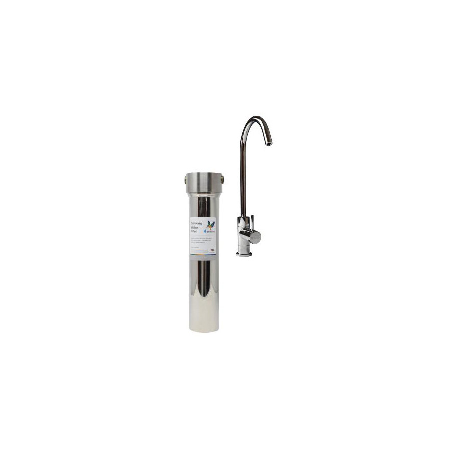 Filtre eau pure Doulton HIS INOX sous évier avec cartouche BIOTECT