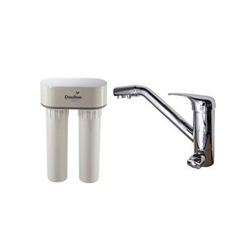 Purificateur d'eau Doulton DUO BIOTECT NITRATE 3079N + Robinet mitigeur 3 voies classique brillant - 3079R3VBB