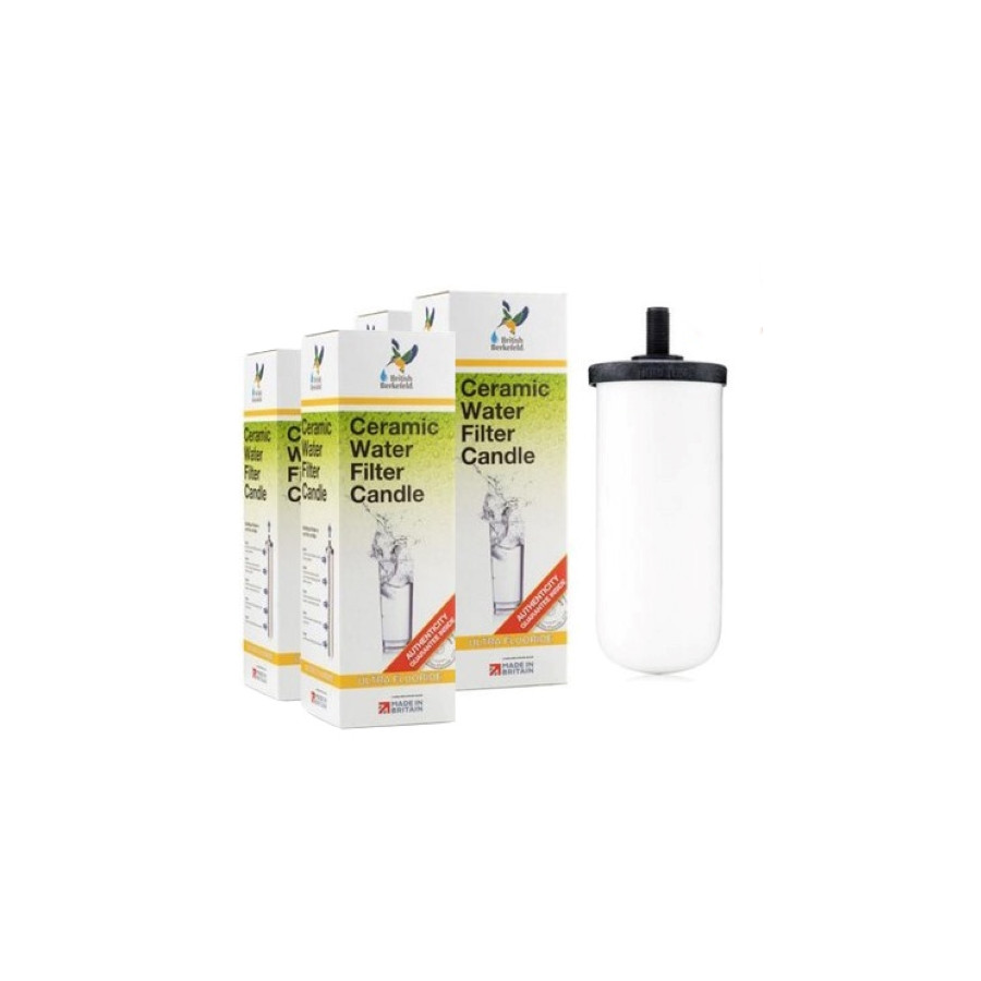 Lot X 4 Cartouches Ultra fluoride BRITISH BERKEFELD pour filtre à gravité