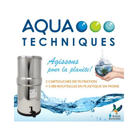 BRITISH BERKEFELD 6L équipé de 2 cartouches Ultra fluoride