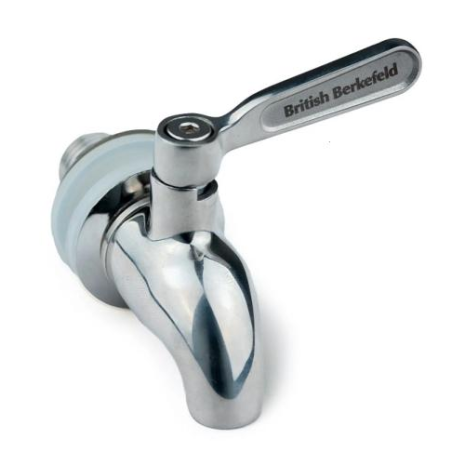 Robinet en métal British Berkefeld pour filtre à gravité