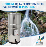 Robinet indicateur de niveau inox Aqua Techniques pour purificateur d'eau British Berkefeld 8.5 L