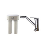 Purificateur d'eau Doulton DUO BIOTECT CALCAIRE 3072C + Robinet mitigeur 3 voies classique brillant - 3072R3VBB