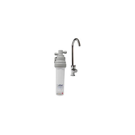 Purificateur d'eau DOULTON ECOFASTsous évier avec cartouche BIOTECT+ Robinet et accessoires